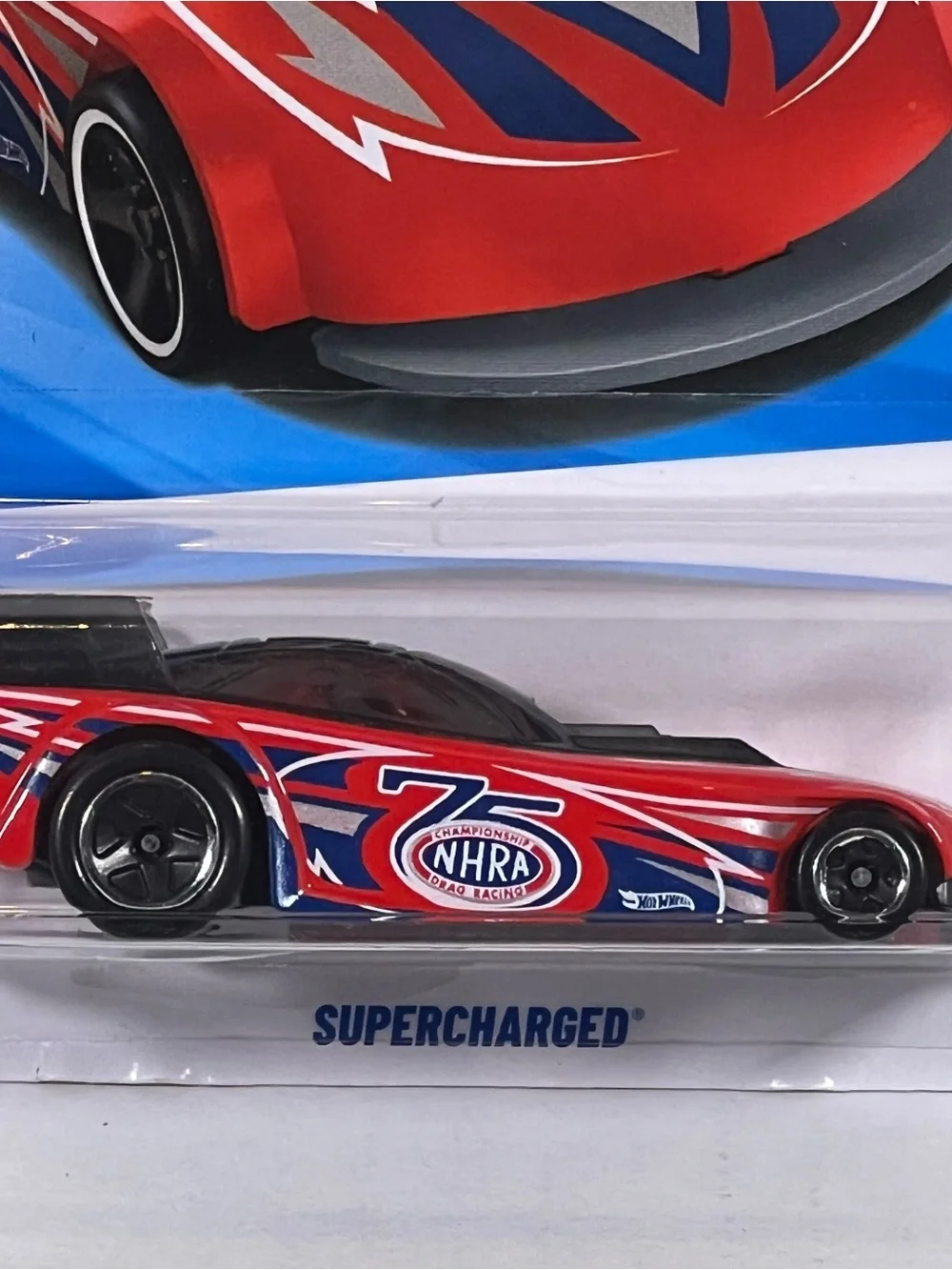 NHRA Supercharged Drag Racer - Red